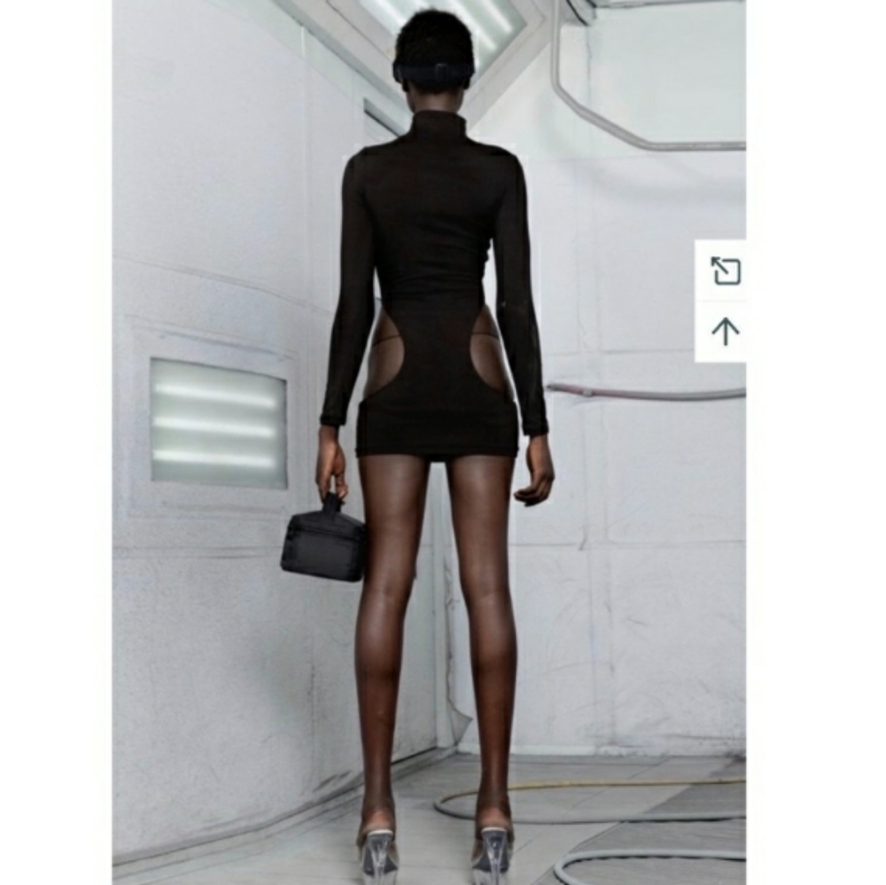 🔥HOT🔥SEXY RUNWAY CUTOUT DRESS - Picture 3 of 3